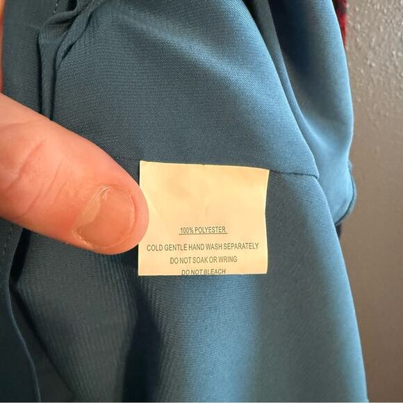 Selfie Leslie Kerry Layered Ballon Sleeve Dress Size L - Picture 6 of 8